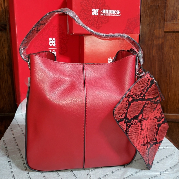 ANDREA FENZI Handbags - SOLD! Andrea Red Handbag New